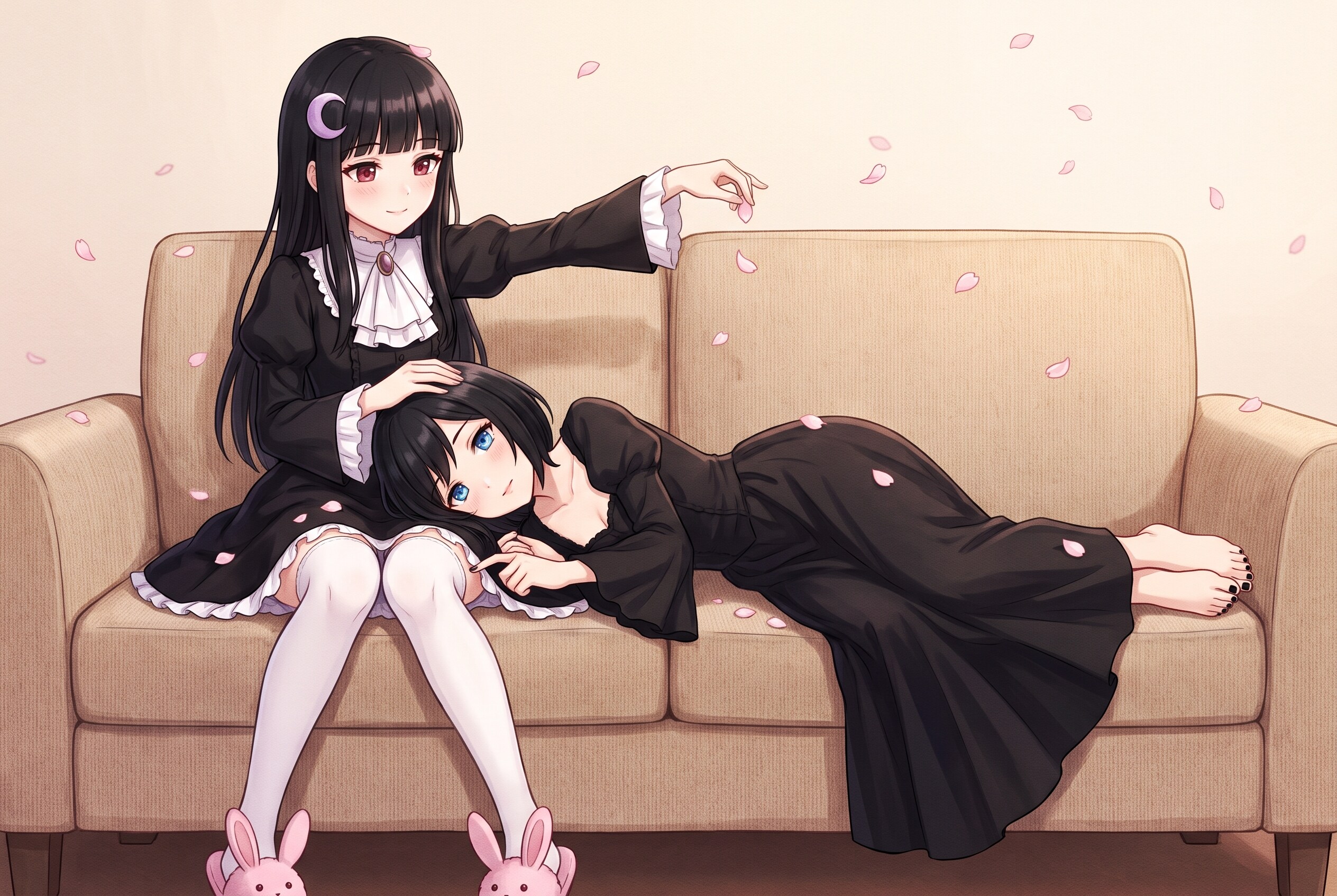 桜雲膝枕譚