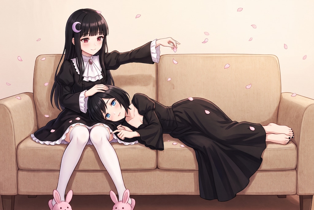 桜雲膝枕譚