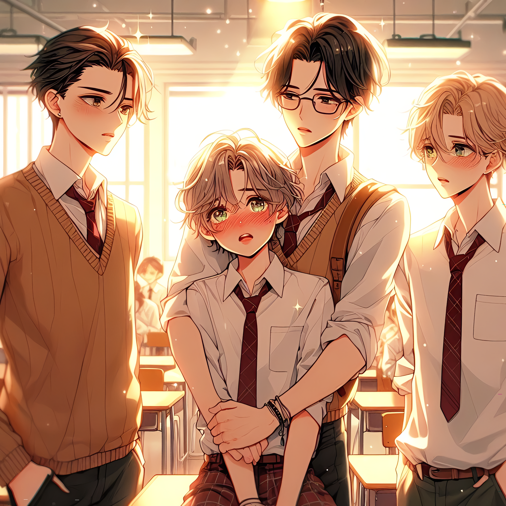 男子校の逆(?)ハーレム✨