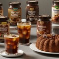 デザートの様々な種類のインスタントコーヒー飲み放題のケーキバイキング 2枚目