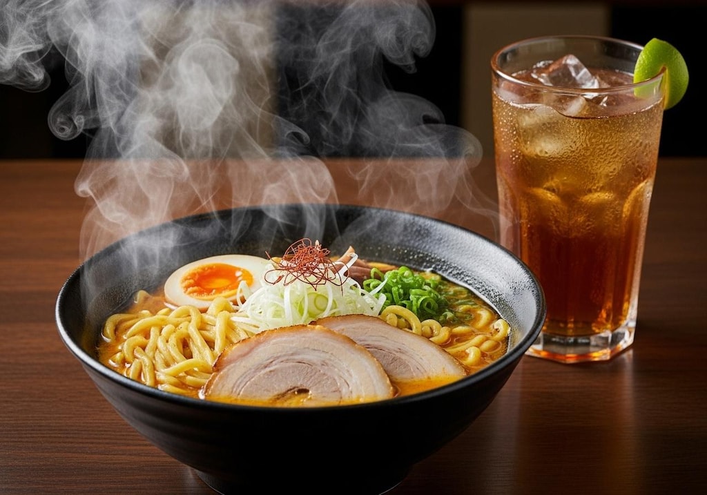 摩訶不思議食堂のカレーラーメン