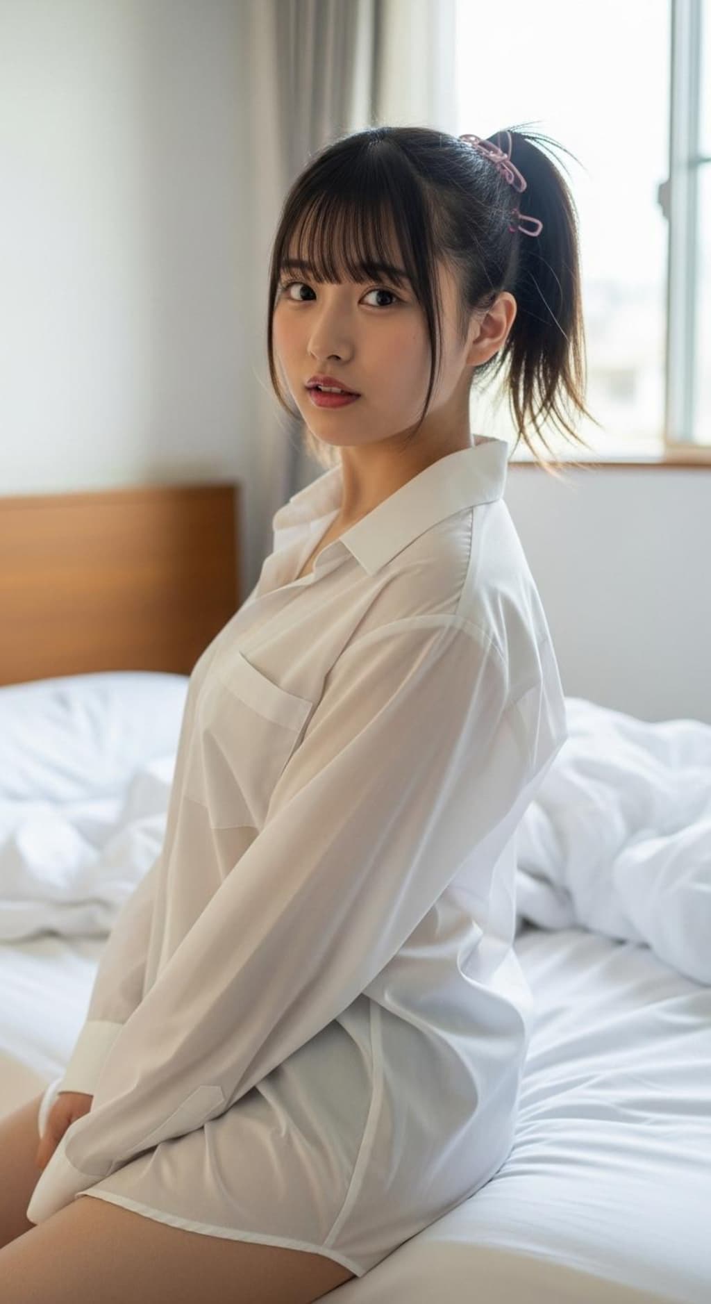 彼シャツ、透けてる…？