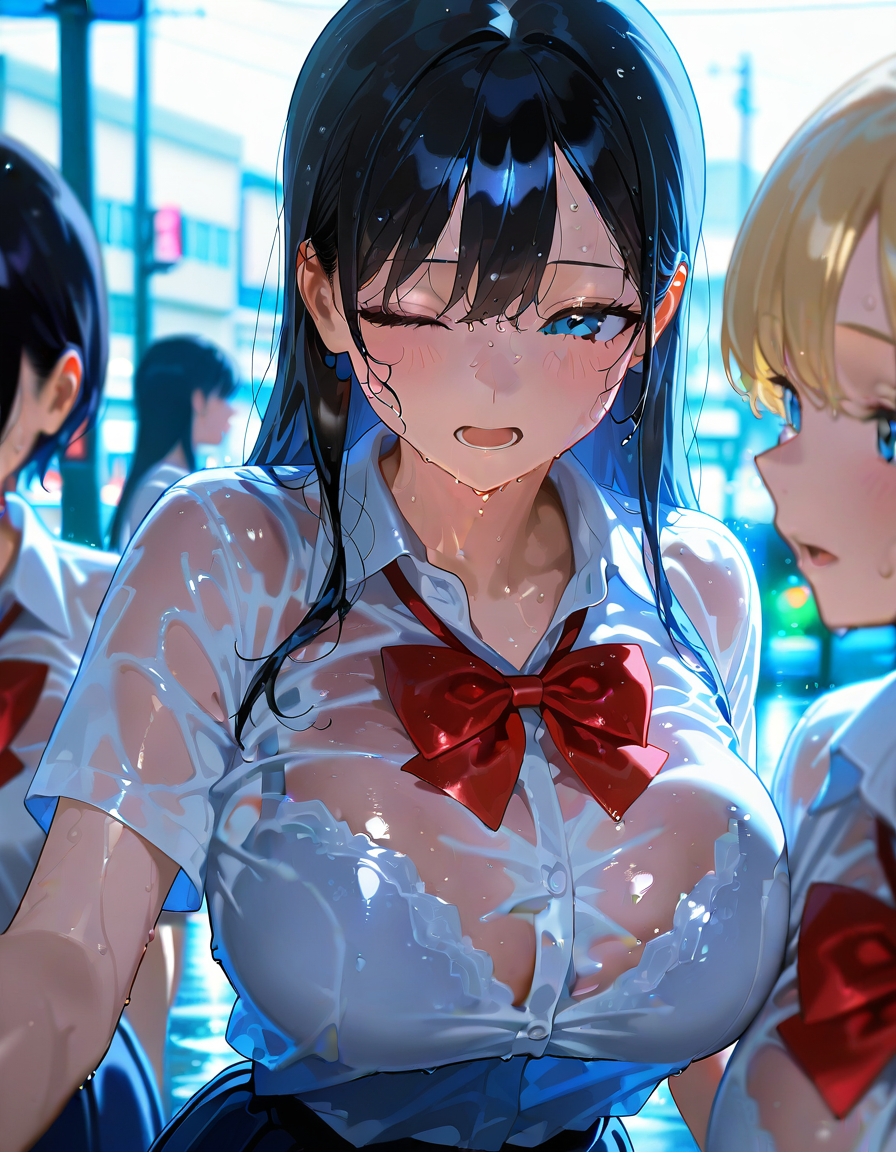 びしょぬれ