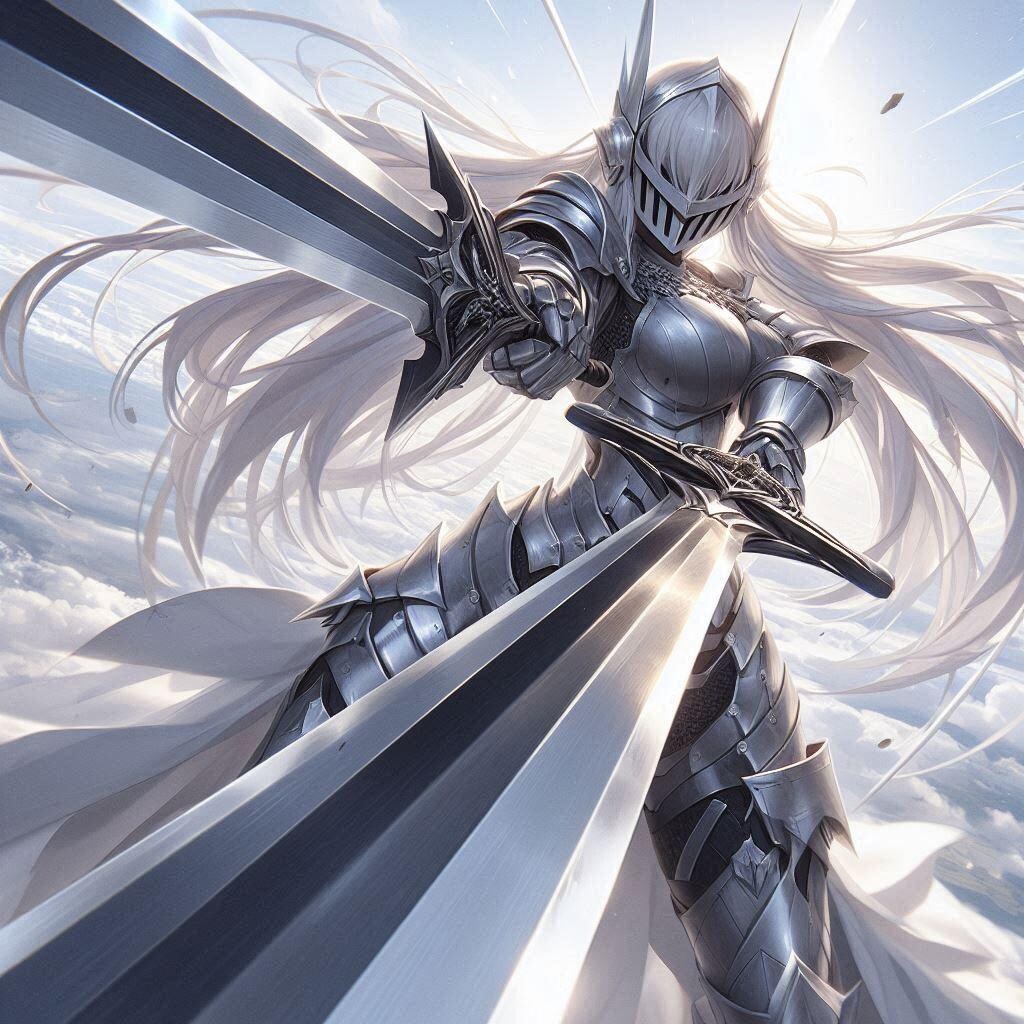 銀髪の女騎士６８