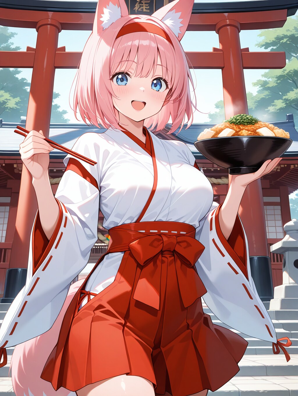 キツネ神社のバイト