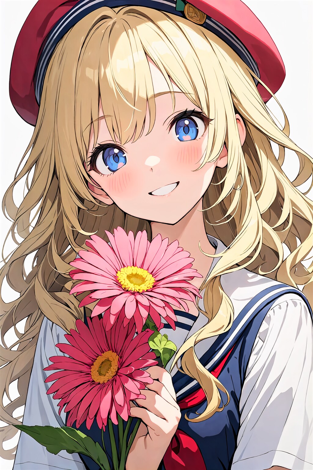 ピンクのガーベラ