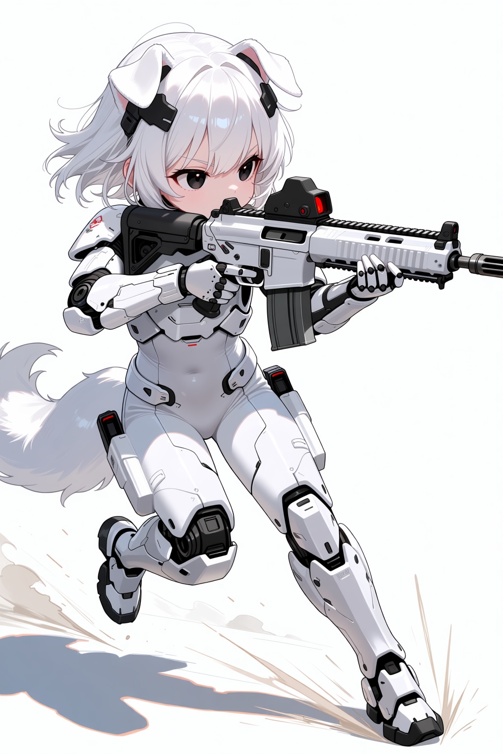 ヴァイスアインちびキャラオプション装備