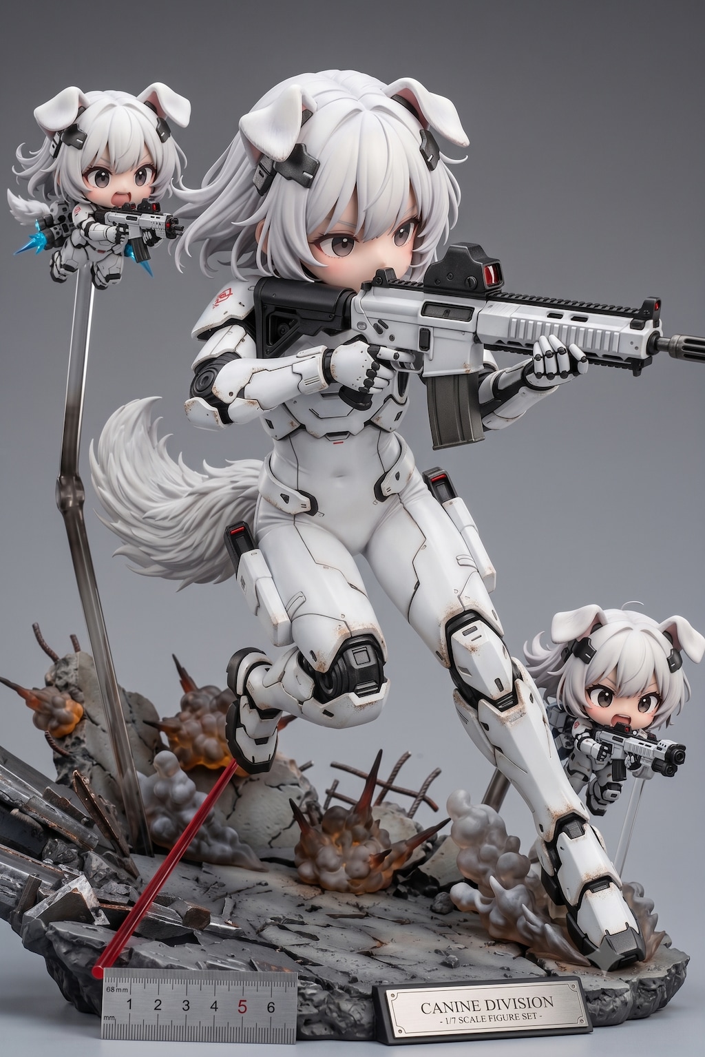 ヴァイスアインちびキャラオプション装備