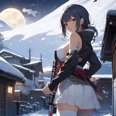 雪原の忍び・黒