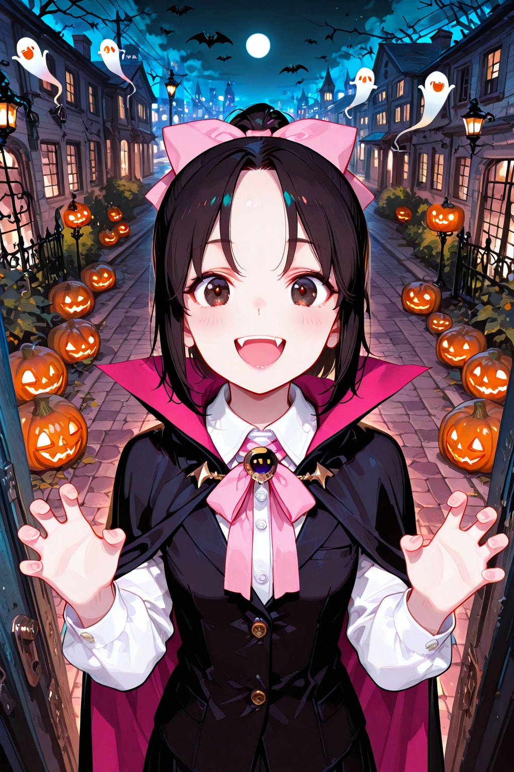 うちの子のハロウィン 2025　桃花