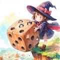 人間すごろく少女 2枚目