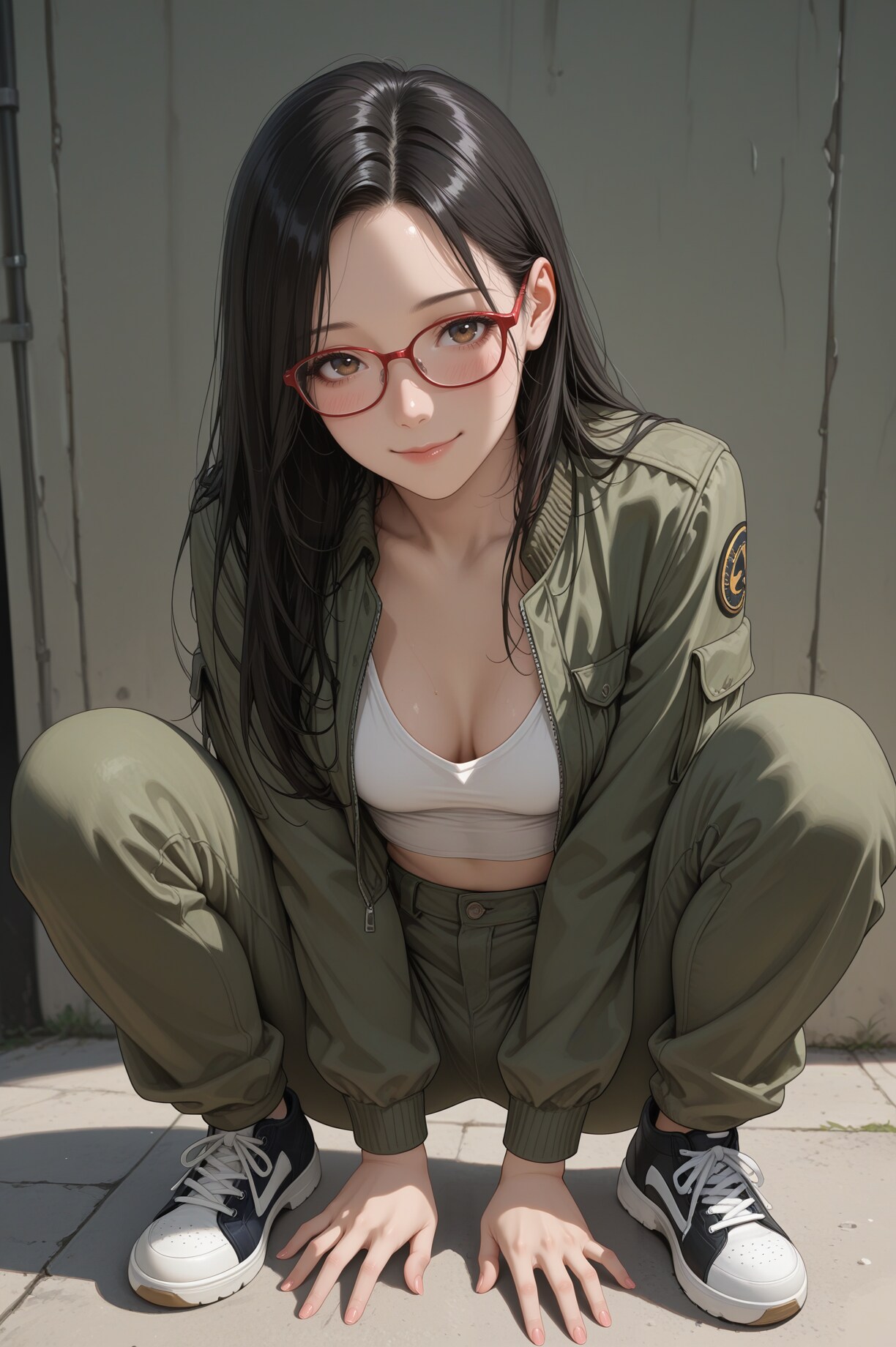 整備士っぽい今給黎結月さん | の人気AIイラスト・グラビア