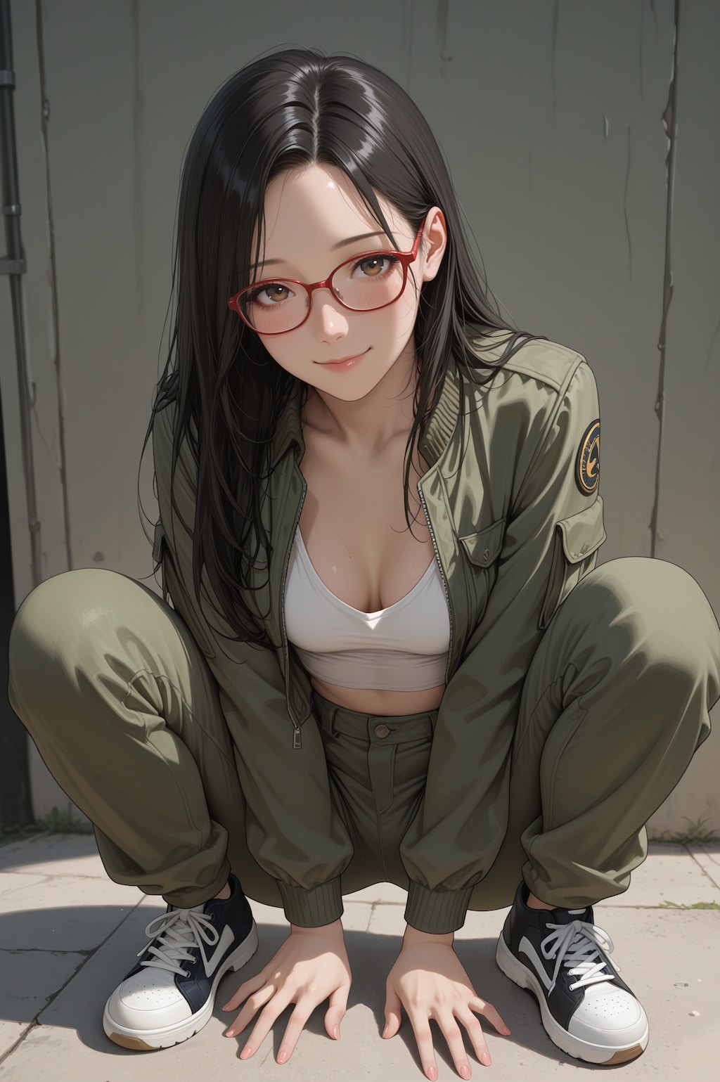 整備士っぽい今給黎結月さん