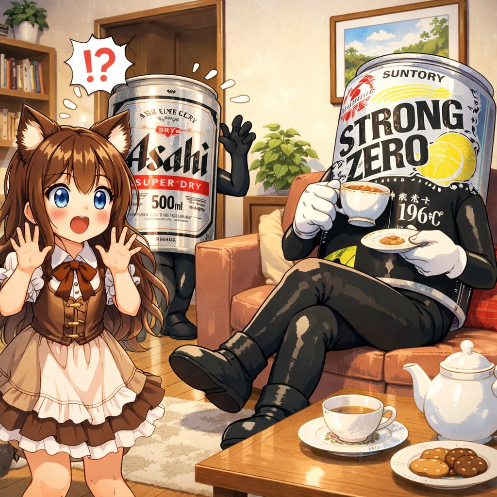 家に帰ると知らん人がいた小さな女の子