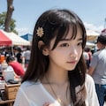 バザールの少女 8枚目
