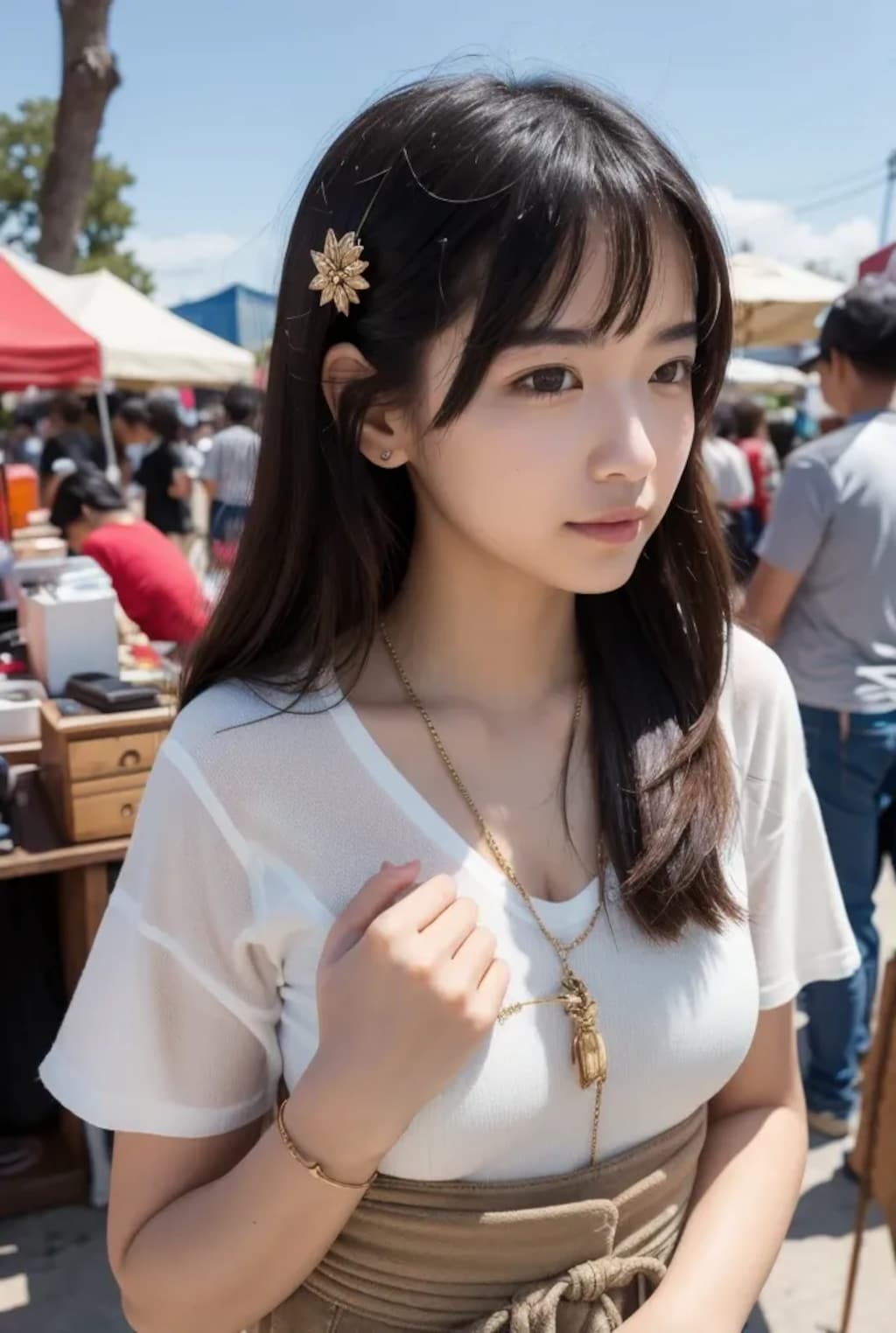 バザールの少女