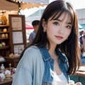 バザールの少女 9枚目