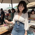 バザールの少女 5枚目
