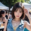 バザールの少女 2枚目