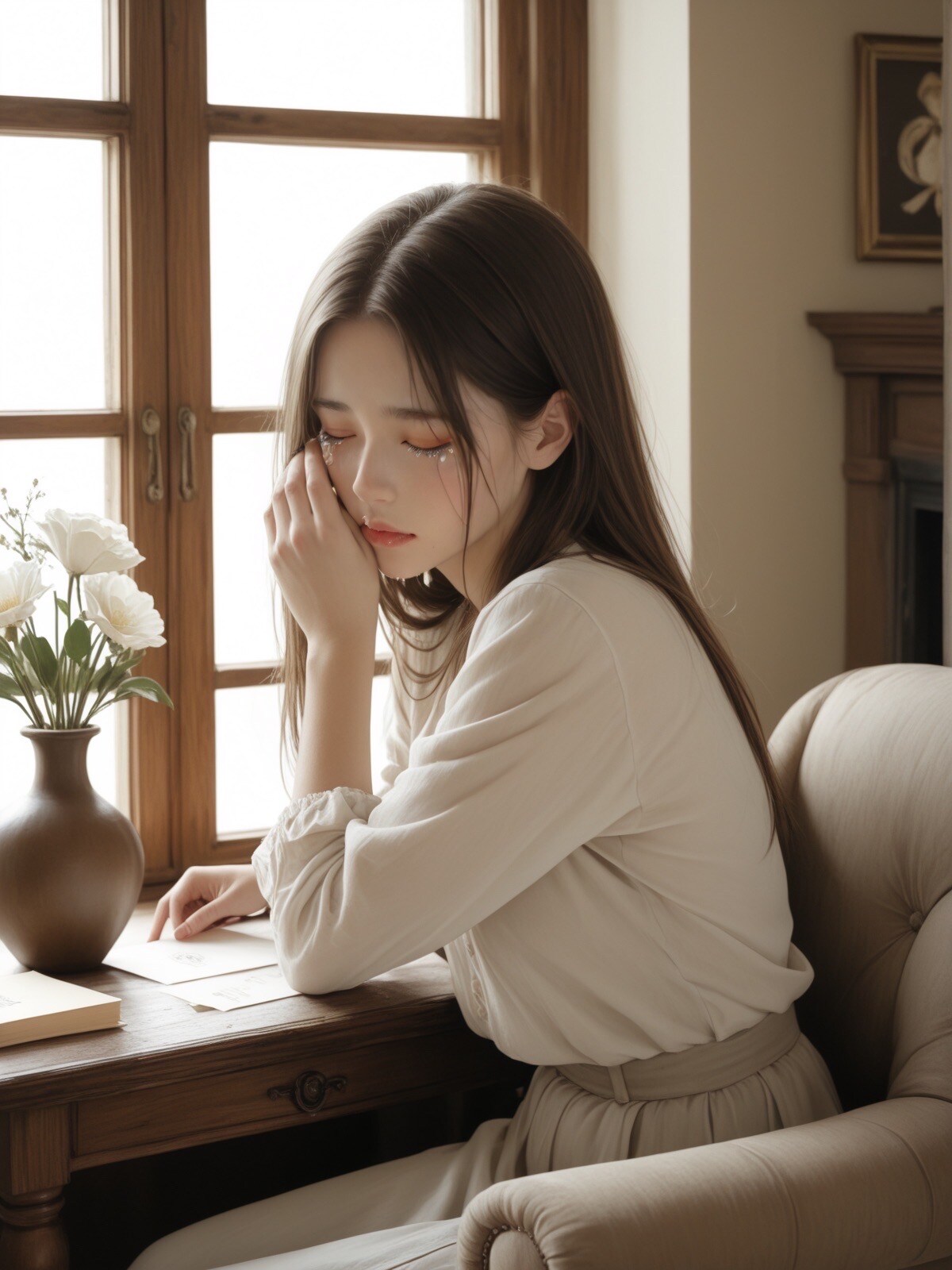 『キミが流した涙の理由』企画参加投稿 | の人気AIイラスト・グラビア