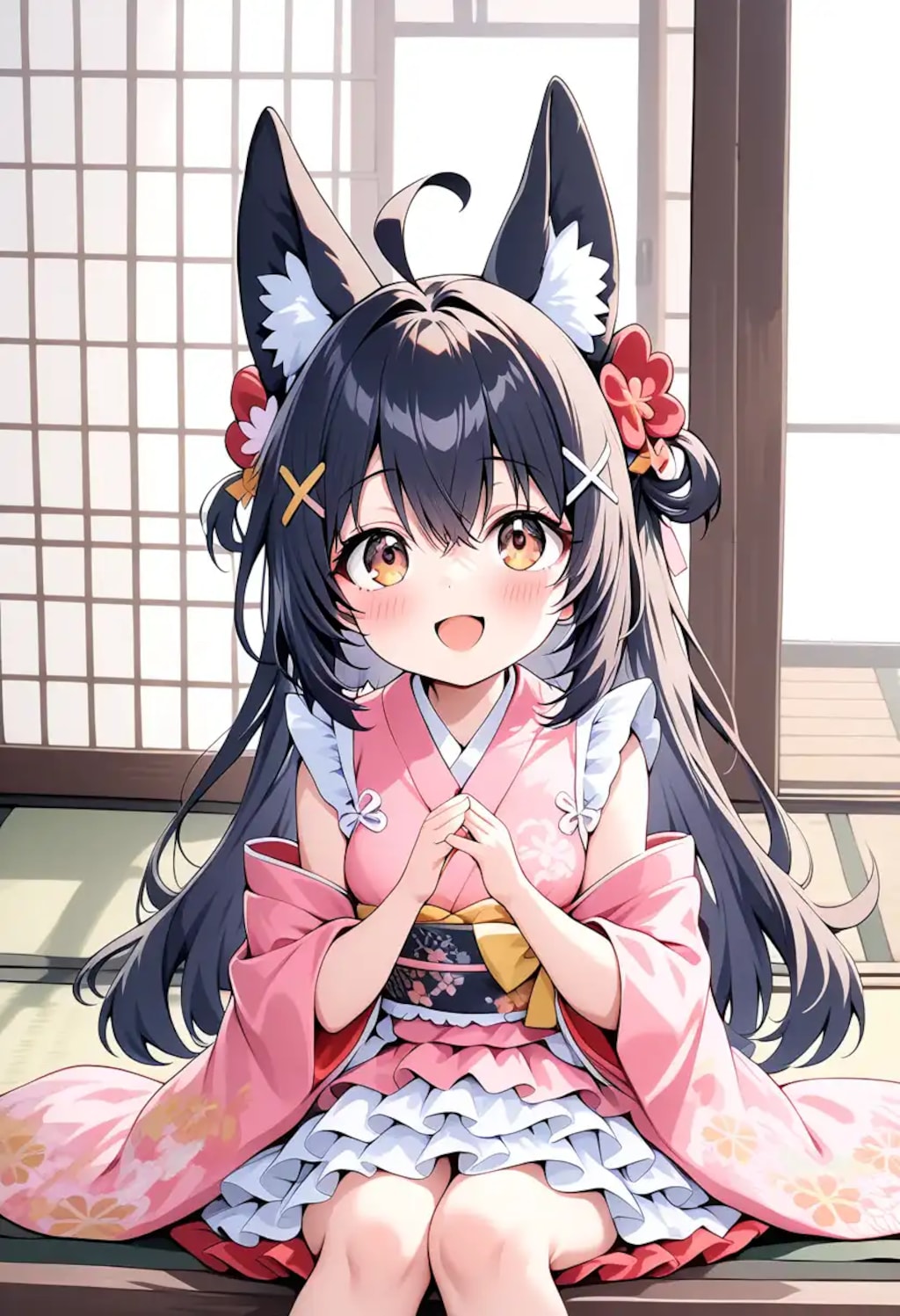 ネコミミキモノ