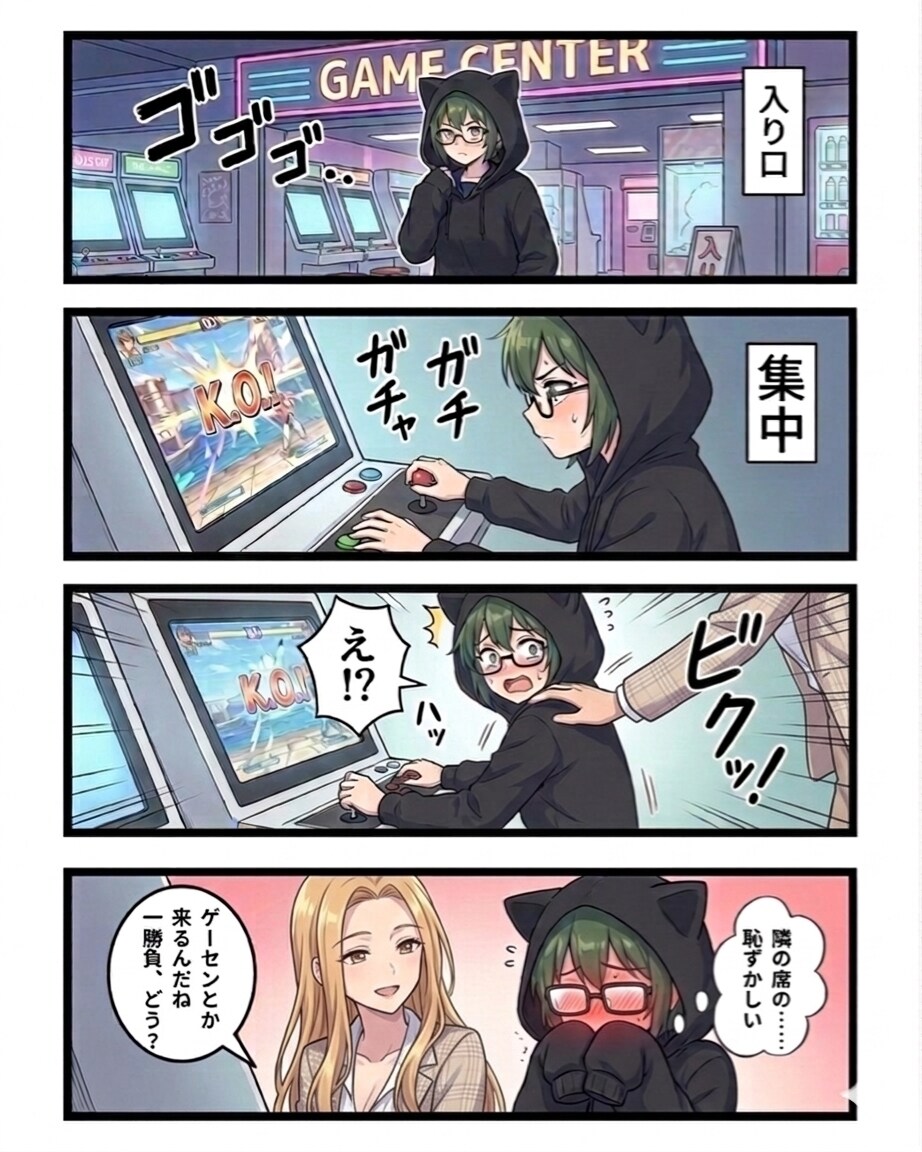 ゲーセンで遊んでたら…… | の人気AIイラスト・グラビア
