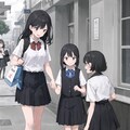 放課後に制服で買い物 2枚目