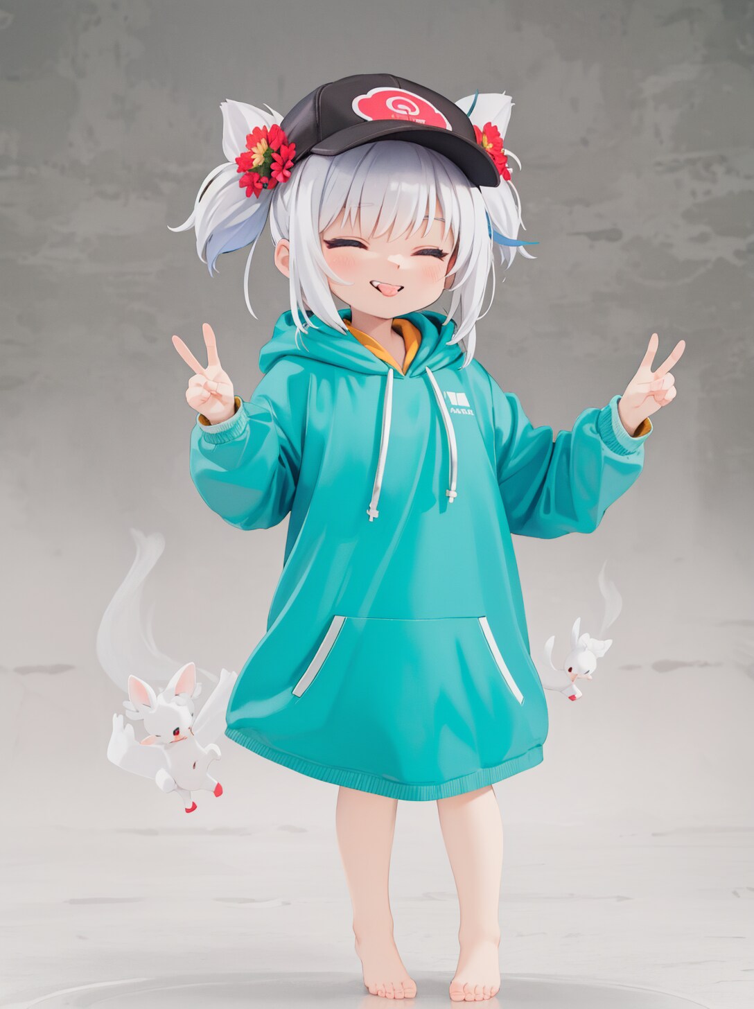 舌ペロッ　ロリ化してしまったじぇ | の人気AIイラスト・グラビア