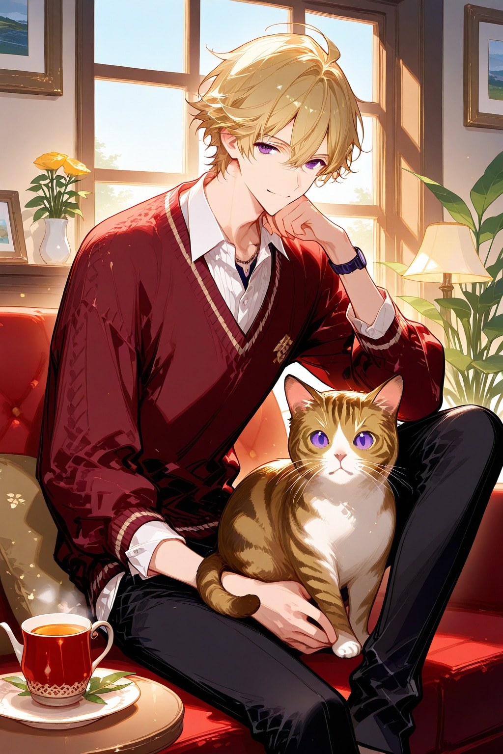 朝の穏やかな時間