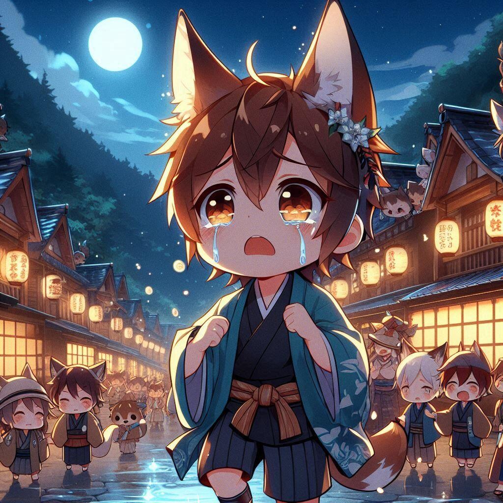 迷子の子狐ちゃん