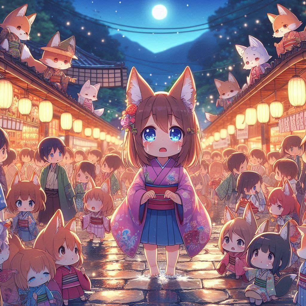 迷子の子狐ちゃん