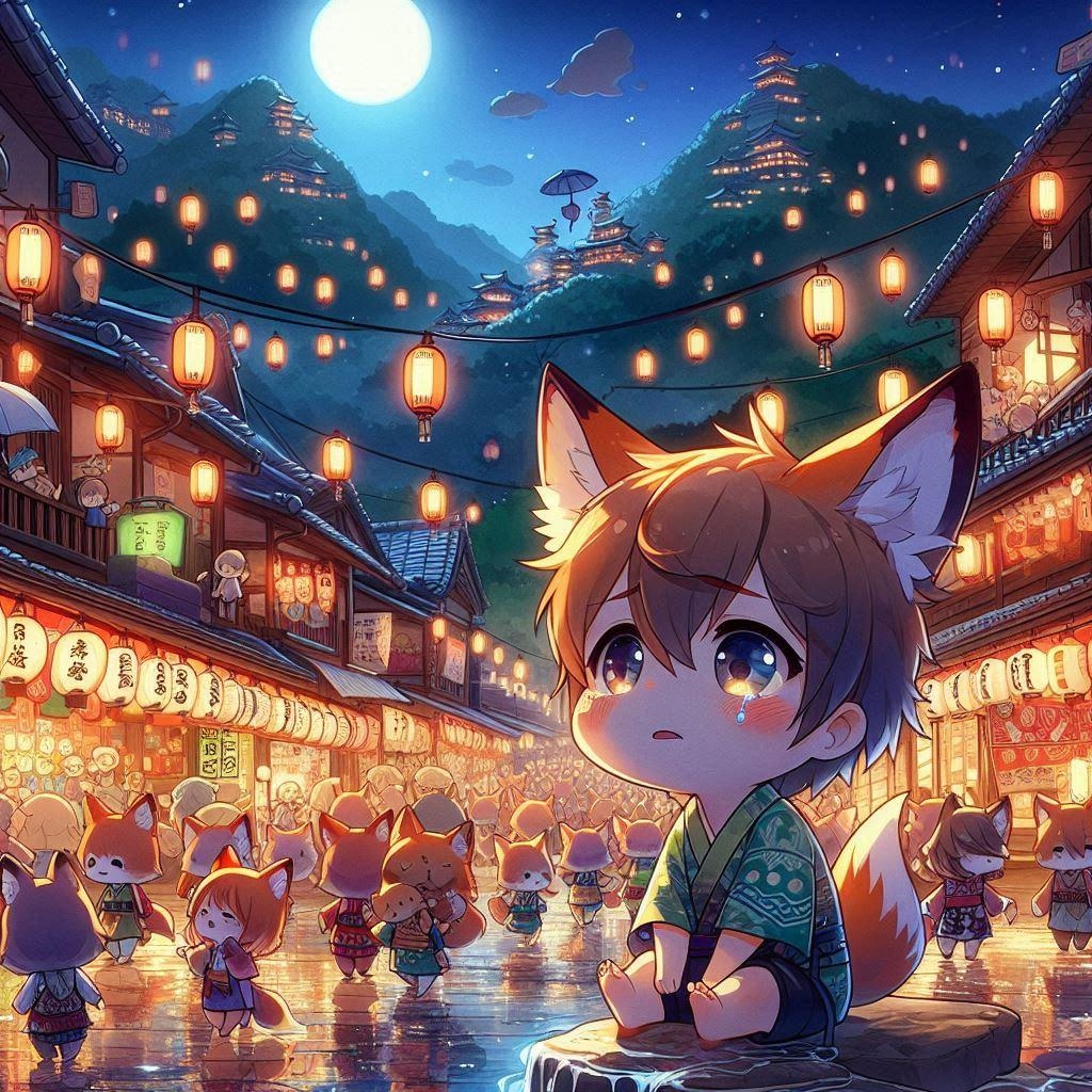 迷子の子狐ちゃん