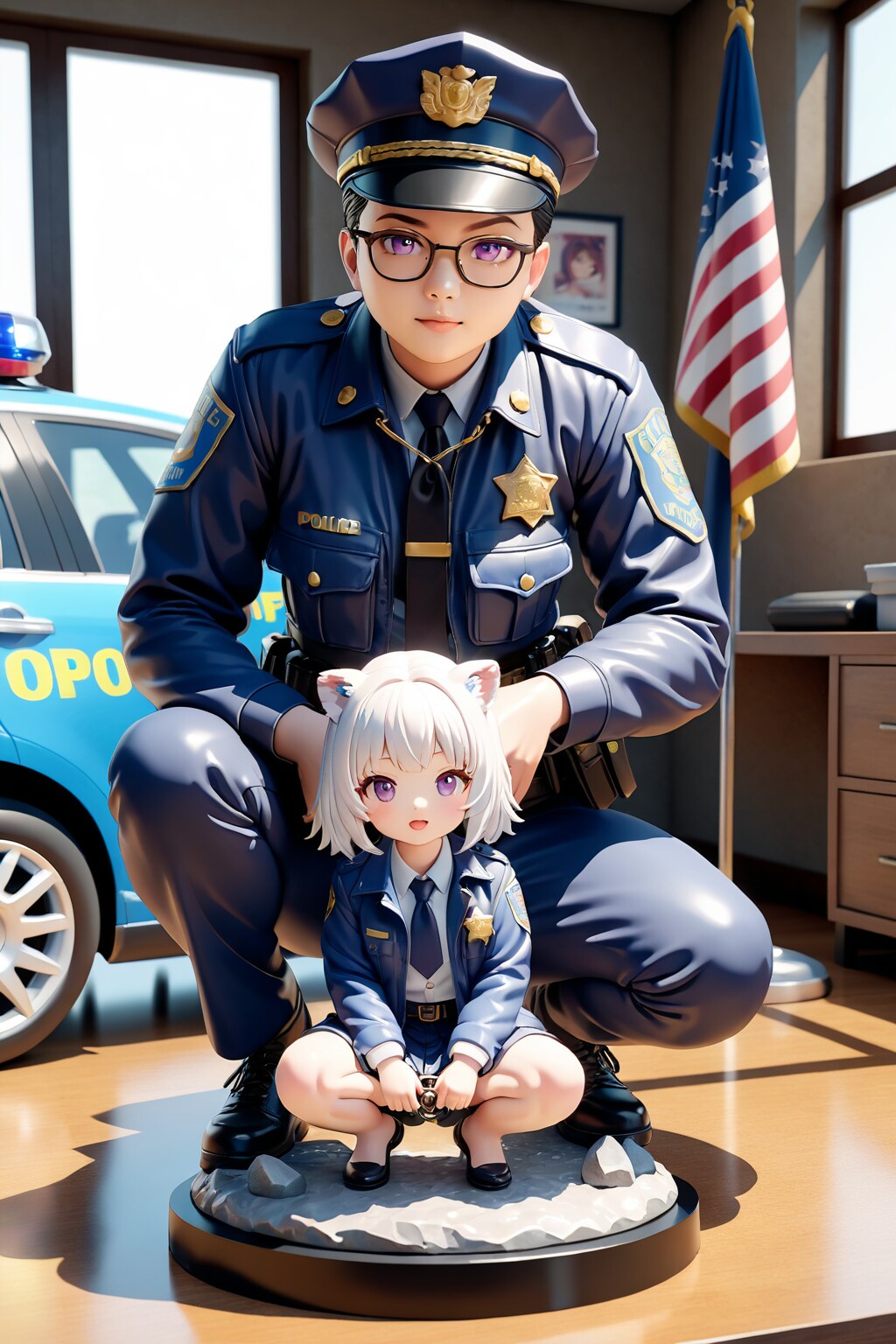 一日警察署長さん🎶