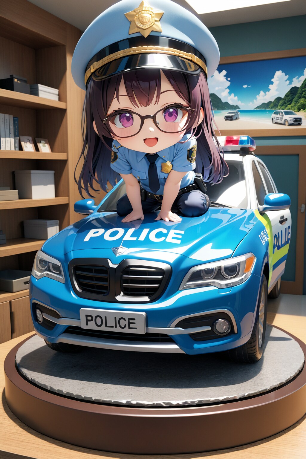 一日警察署長さん🎶