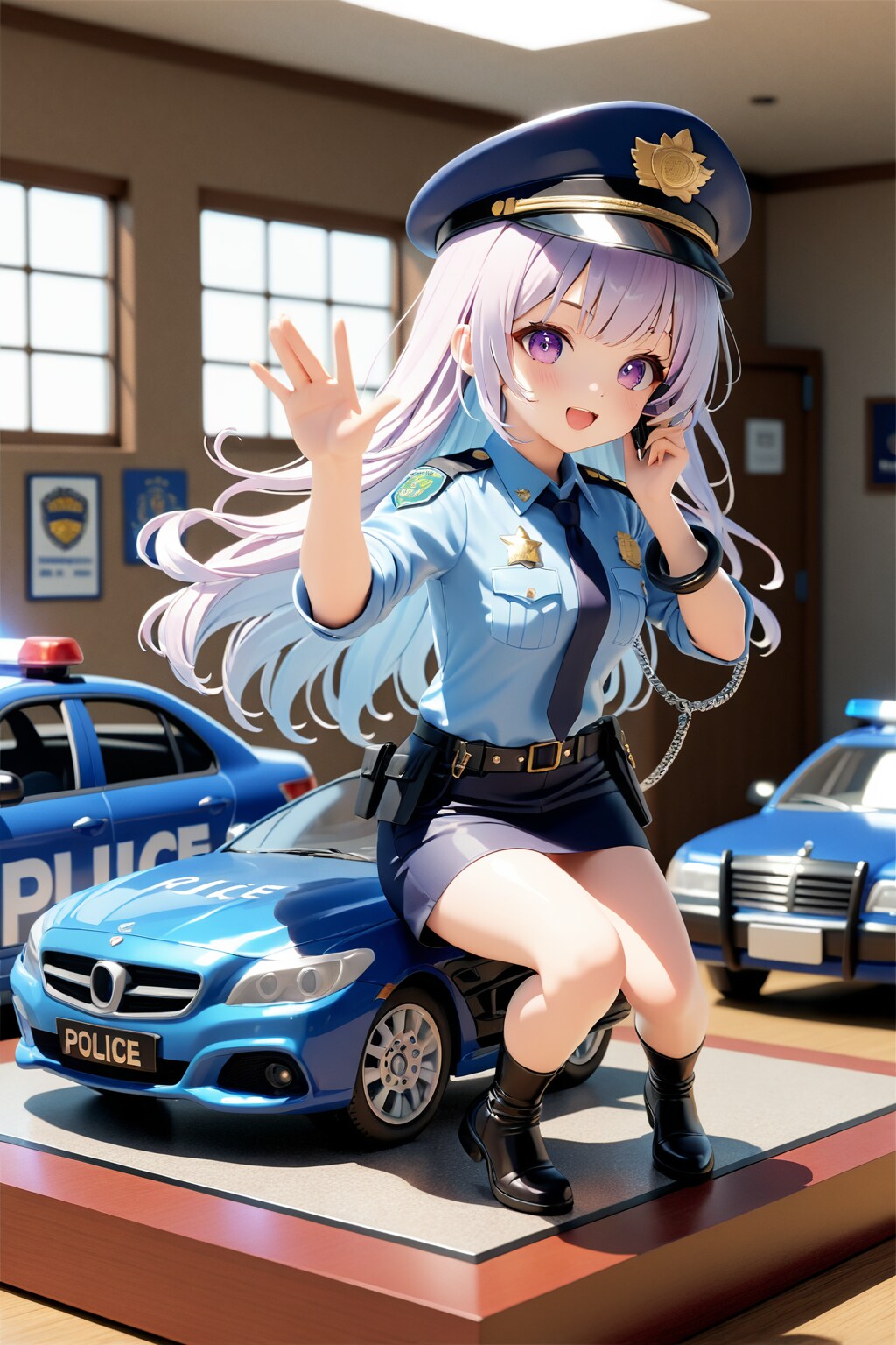 一日警察署長さん🎶