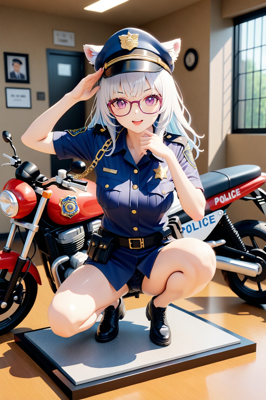 一日警察署長さん🎶