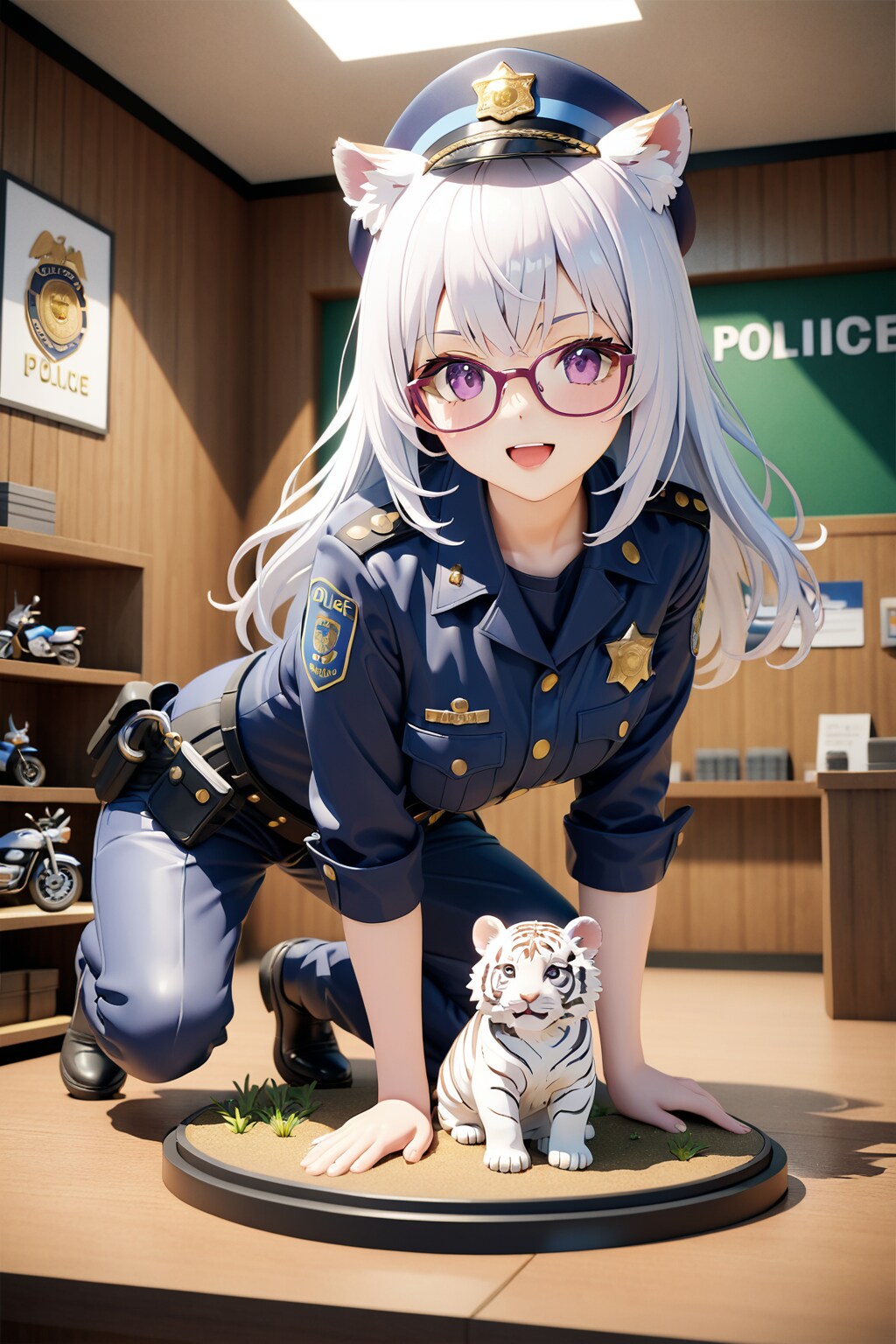 一日警察署長さん🎶
