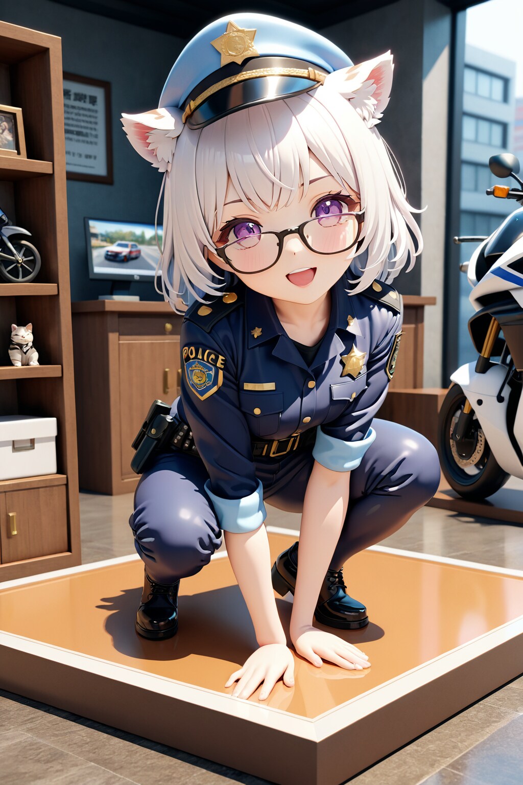 一日警察署長さん🎶