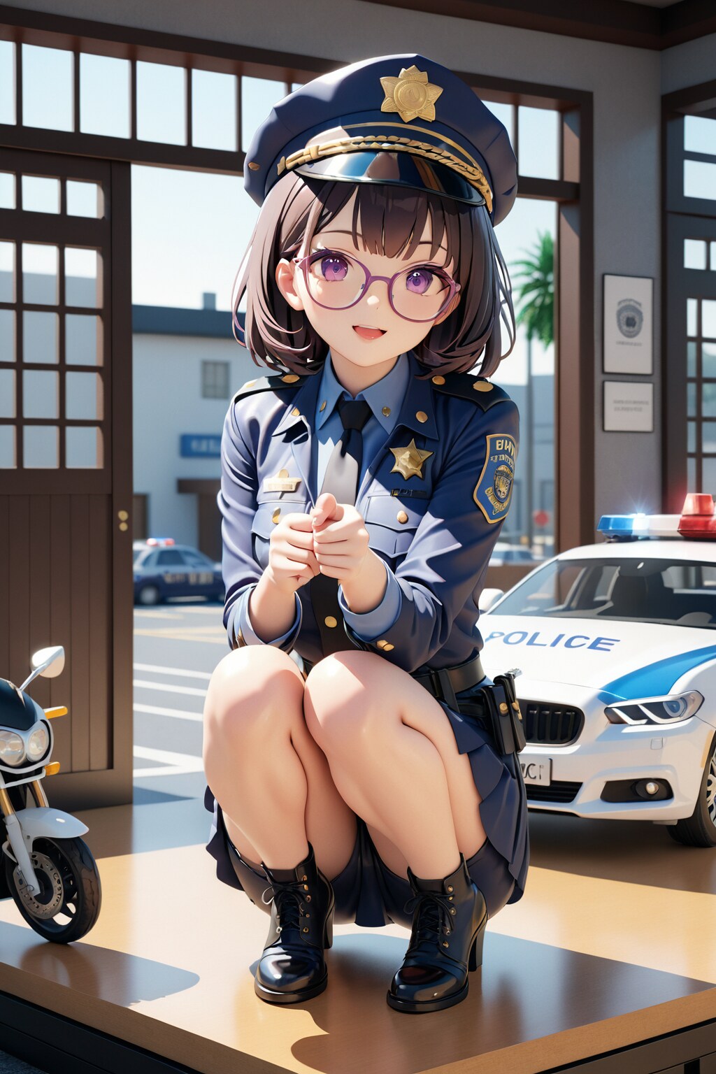 一日警察署長さん🎶
