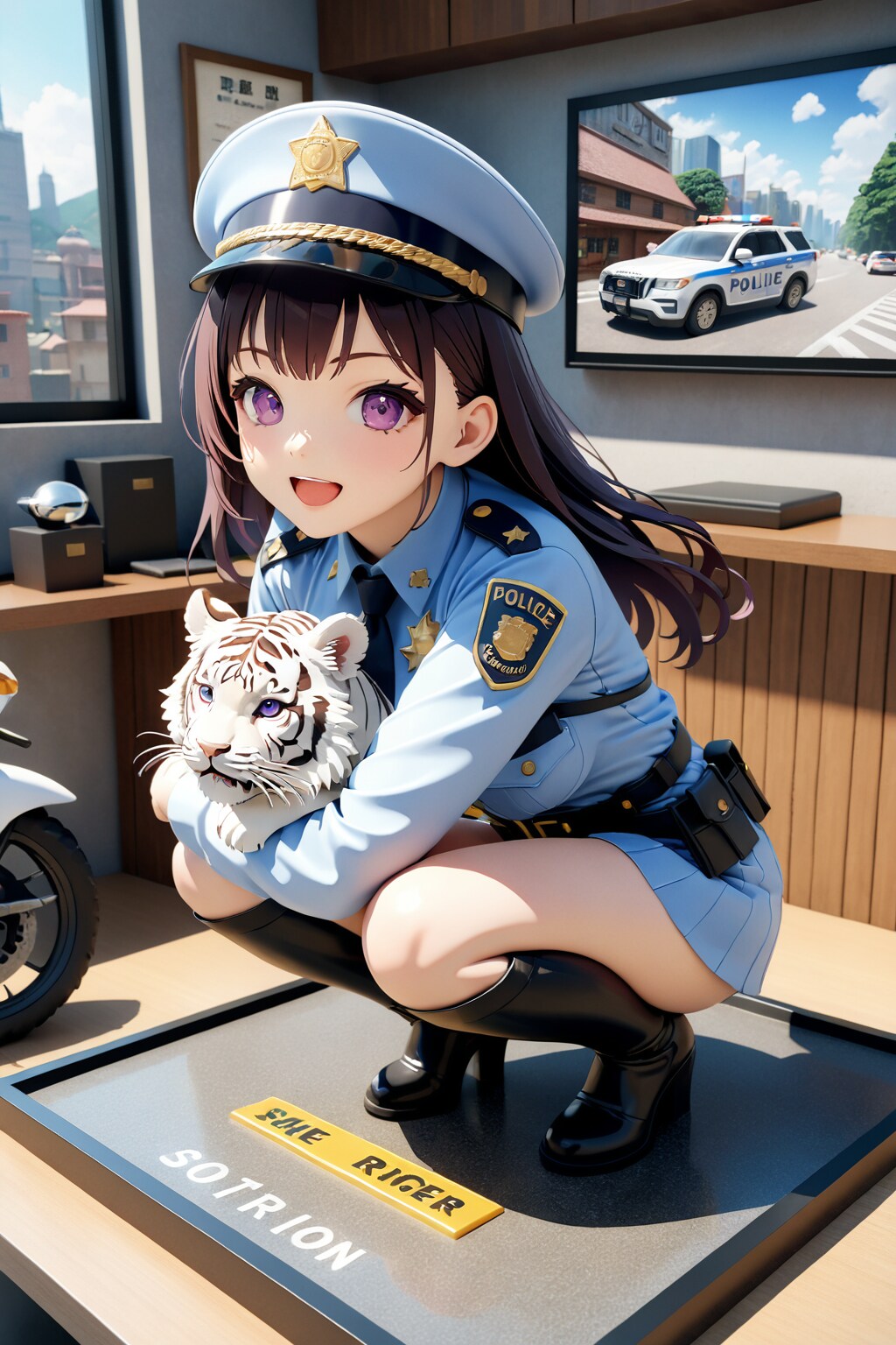 一日警察署長さん🎶
