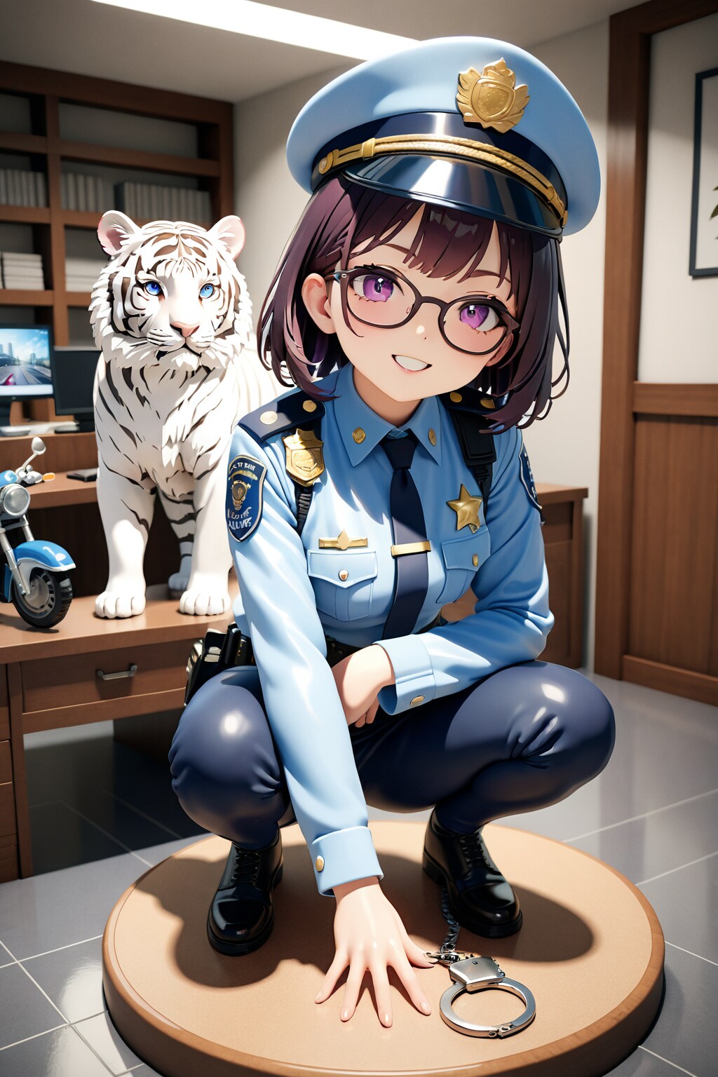 一日警察署長さん🎶