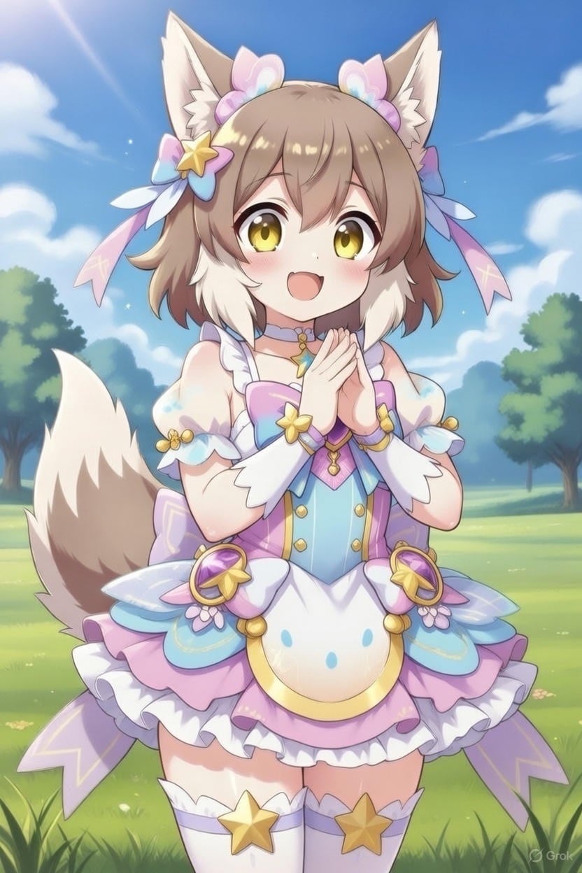 魔法少女オオカミちゃん | の人気AIイラスト・グラビア