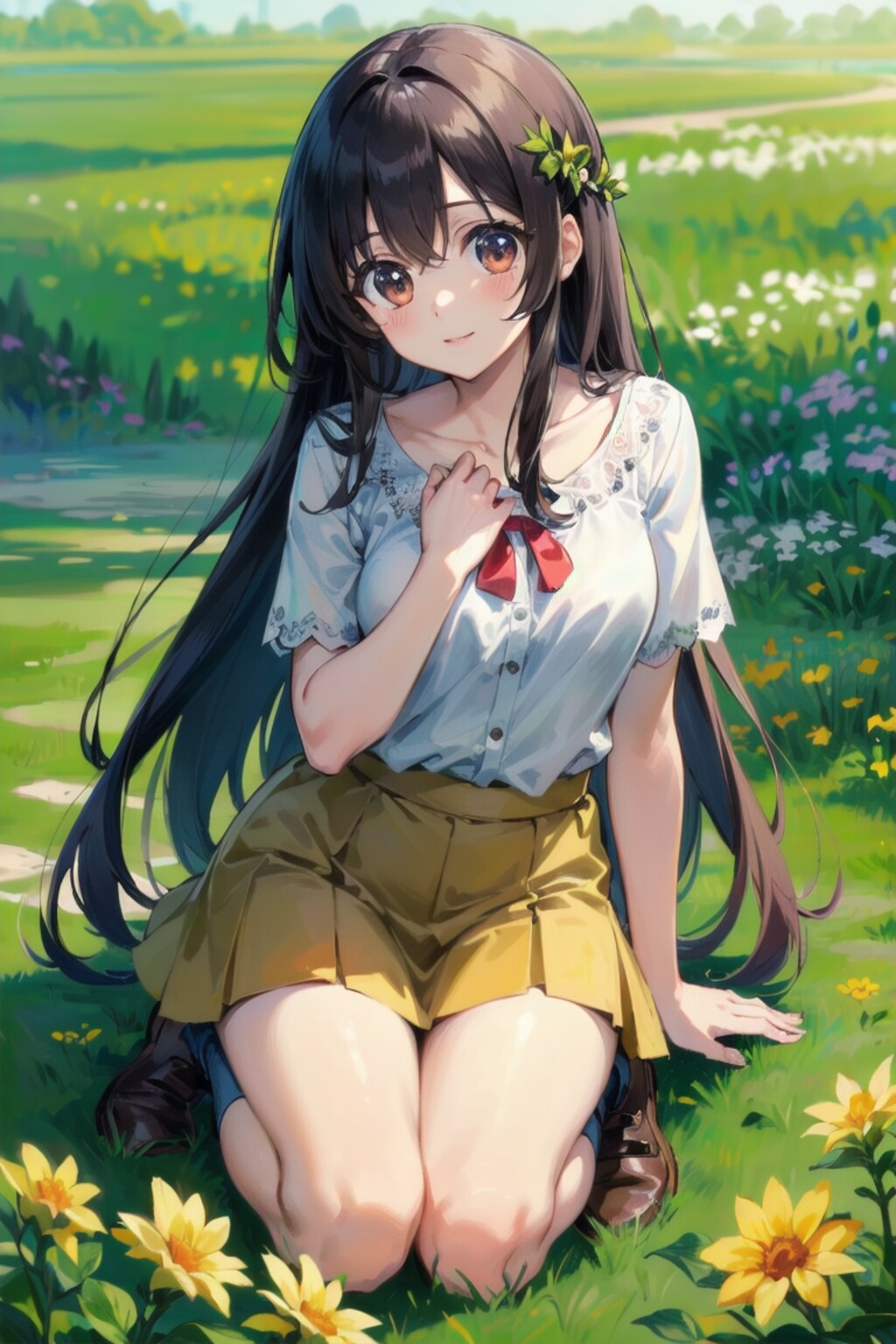 cute eye、愛華、flower field