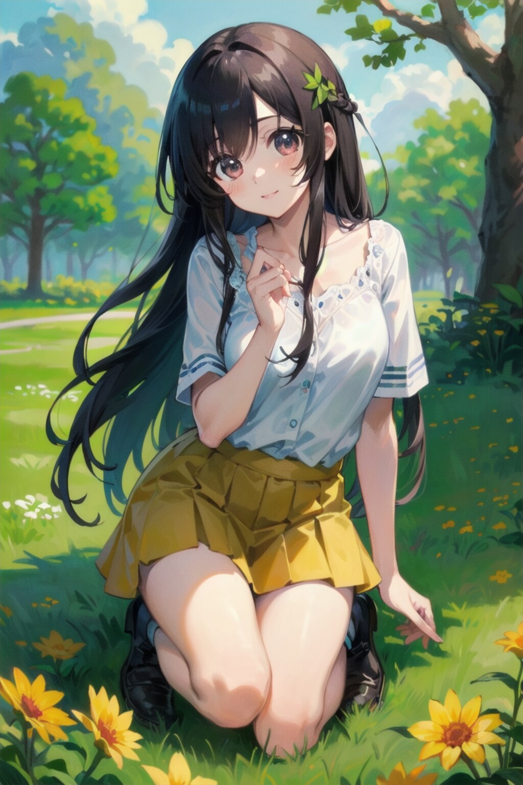 cute eye、愛華、flower field