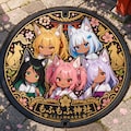 もふもふ神社のマンホール 3枚目