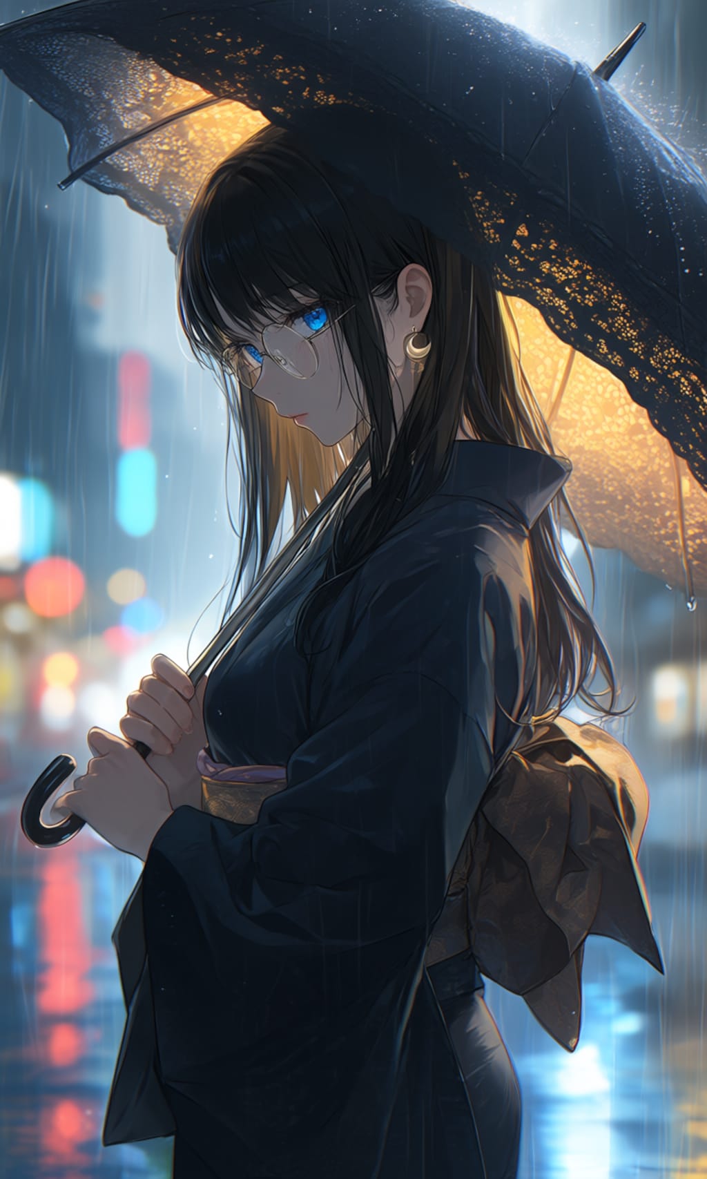 雨の夜