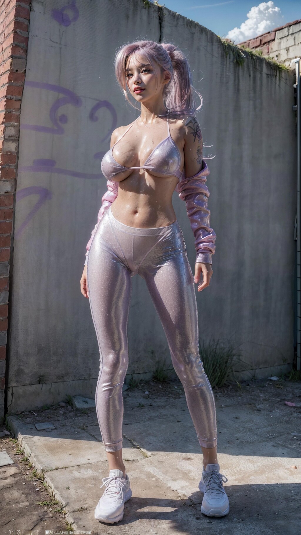 hip hop woman 96p