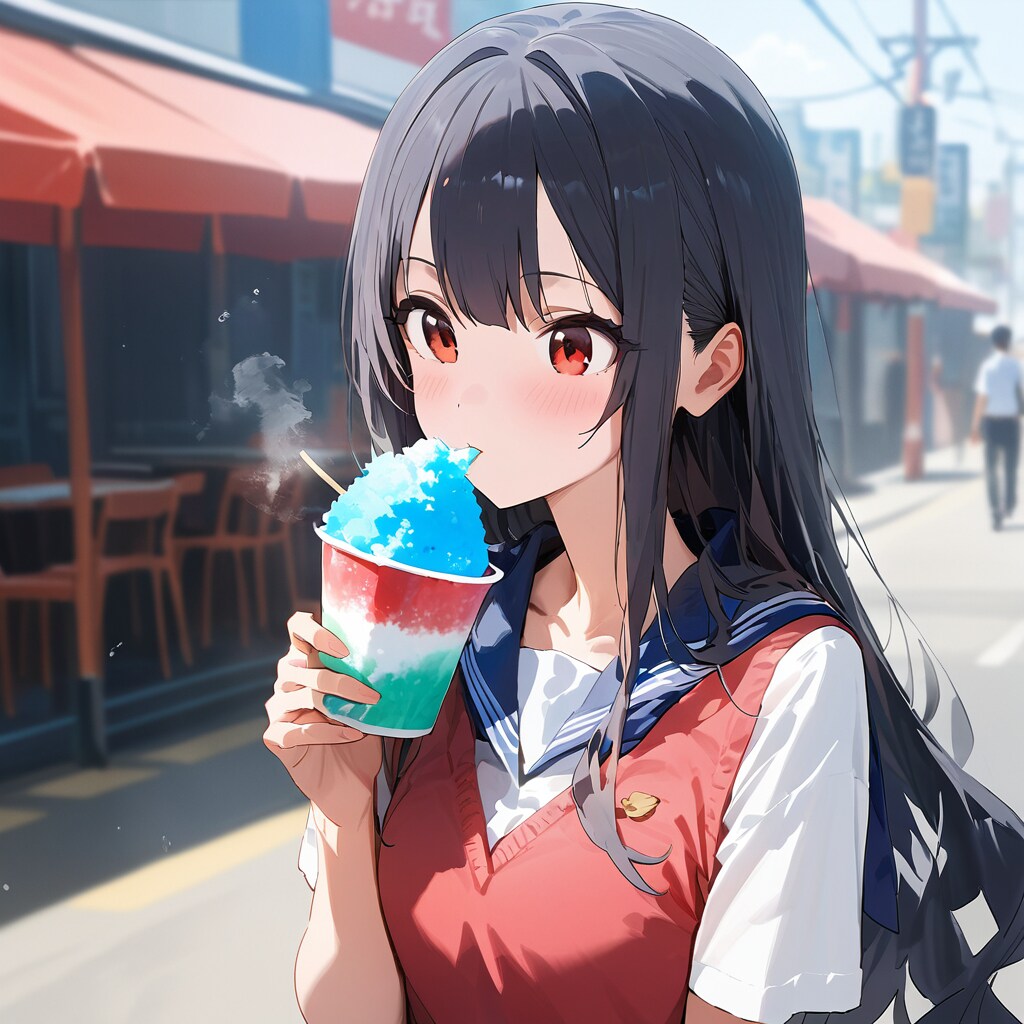 ししょちゃんとかき氷