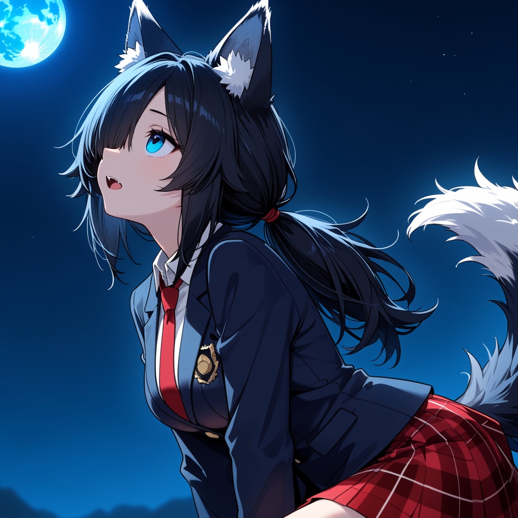 蒼い月と人狼