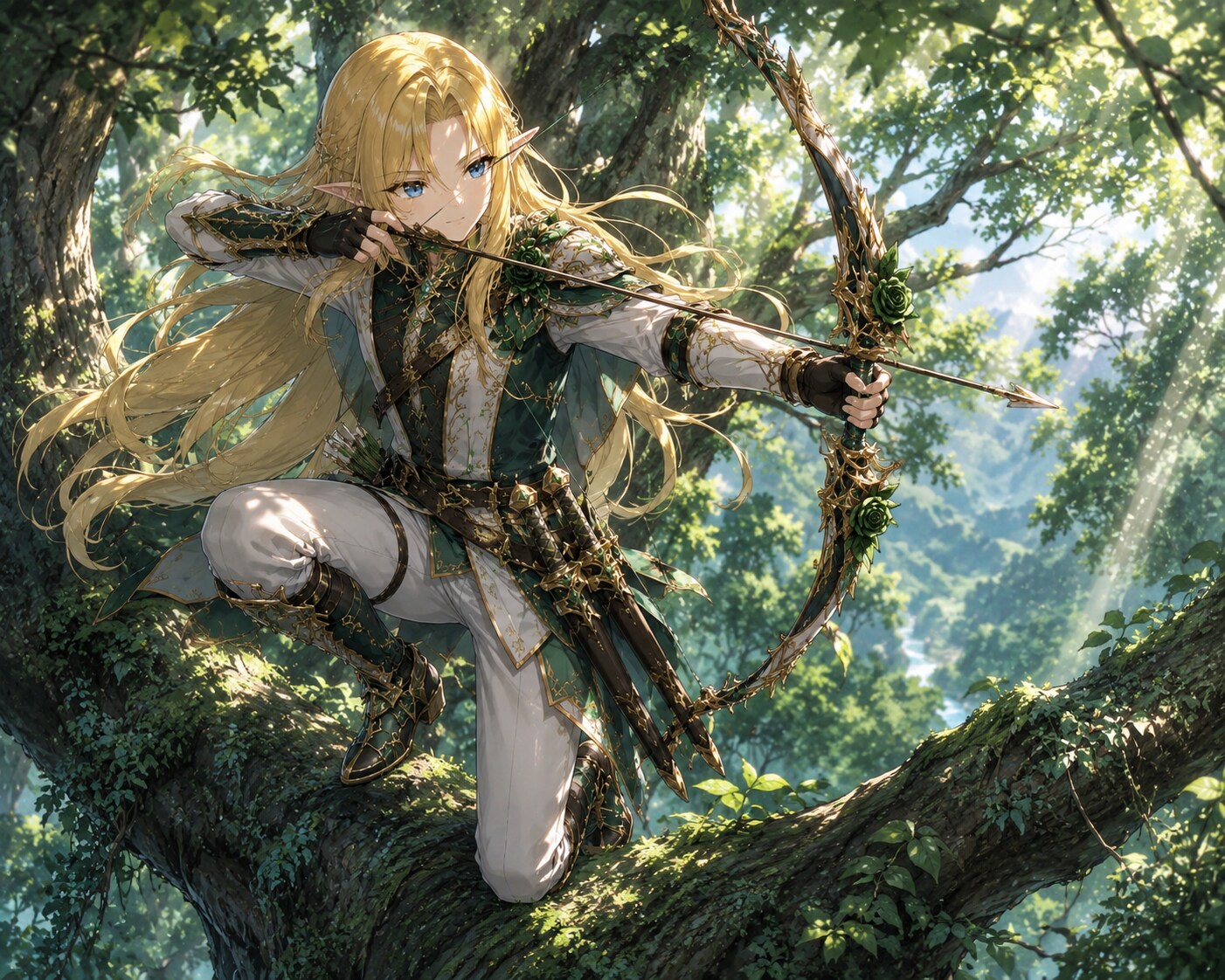翠薔薇【偵察騎士】《千年樹の瞳》💚シルヴァン・グリューンローゼ